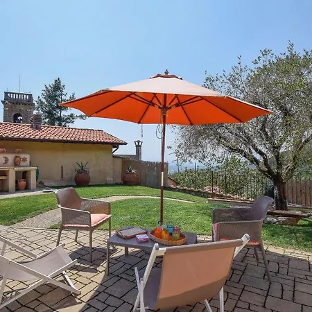 Lovely In Greppolungo With House Sea View בית נופש *
